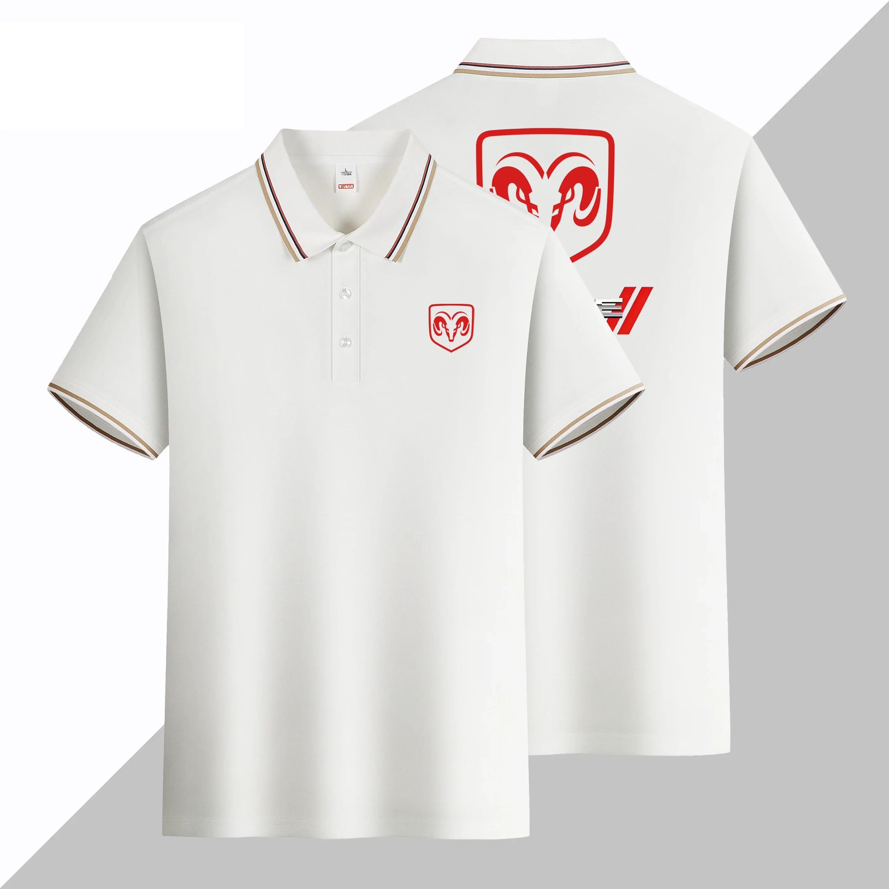 New Dodge Men's New Summer Hot Breathable Polo Shirts Printing Short Sleeve Comfortable Tops1