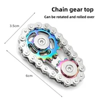 Metal Fidget Spinner Office Desk Toy Stress Relief Gears Hand Spinner for Adults Desk Decoration Home Decor Relieve Stress Relax 6