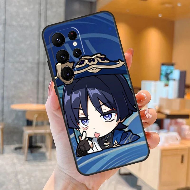 Genshin Impact Wanderer Case For Samsung Galaxy S23 S21 S22 Ultra S8 S9 S10 Note10 Plus Note 20 Ultra S20 FE Cover