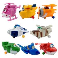1 Pcs Cute Super Wings Action Figures Cartoon Airplane Model PVC Model Collection Kid Gift Toy
