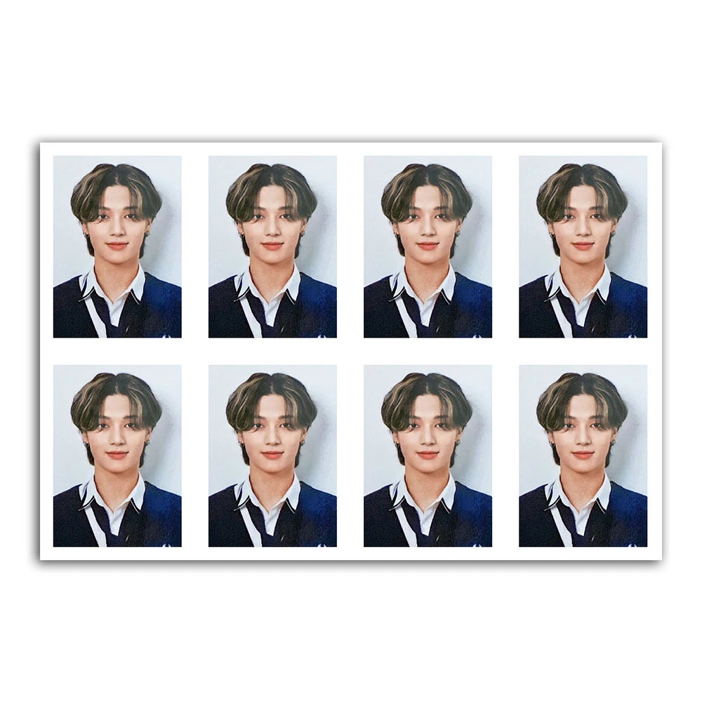 KPOP ATEEZ 2nd ATINY FANKIT One Inch ID Photo MINGI WOOYOUNG YUNHO HONGJOONG Passport Photocard Fans Collection Gift