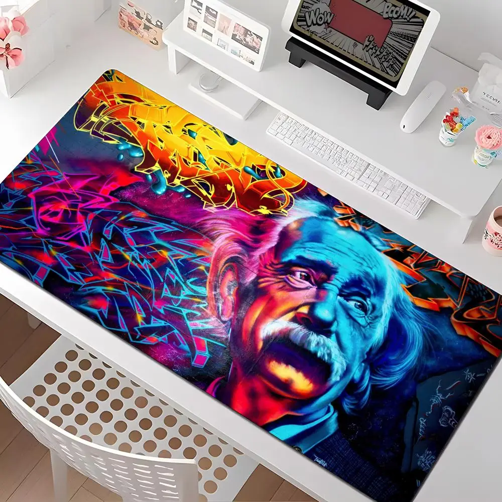 

Colorful Graffiti-Printed Mouse Pad Multiple Sizes Large Square Computer Office Game Table Mats Rubber Anti-slip Mousepads