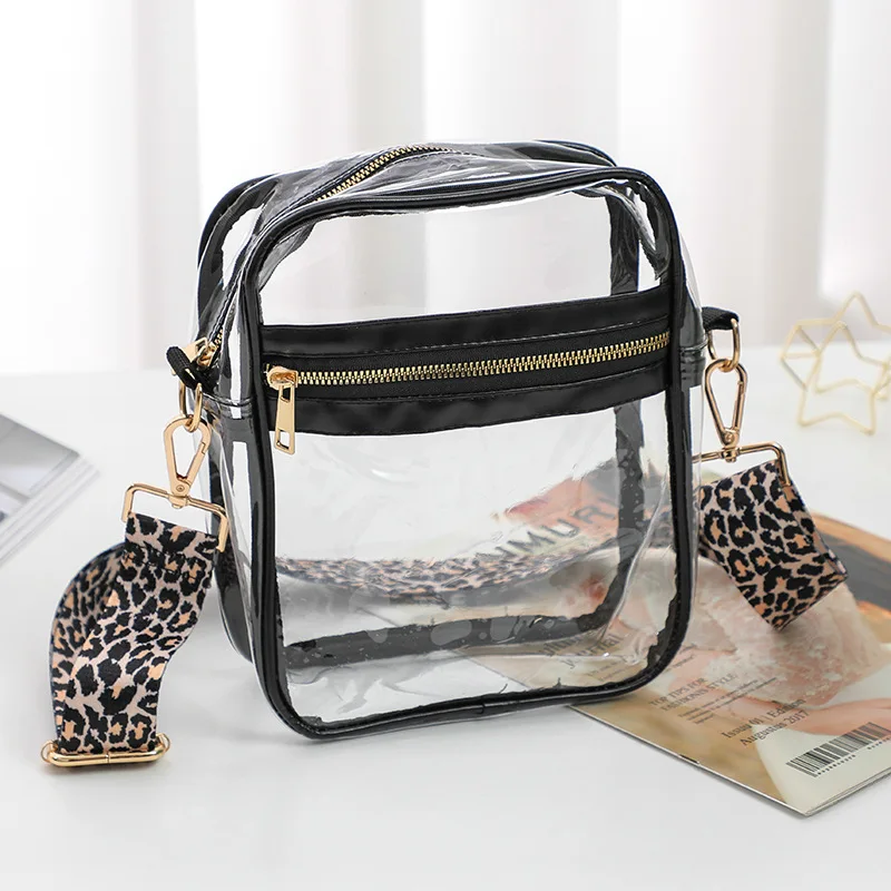 Transparent Shoulder Bag Clear Messenger Bag Purse Clear Messenger Bag Pocket  Approved for Women Clear CrossBody Bag