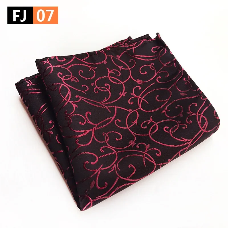 Fazzoletto da taschino da uomo di nuovo lusso quadrato per abito da uomo Hanky Paisley Fashion Wedding Business Party Hanky Gift Man