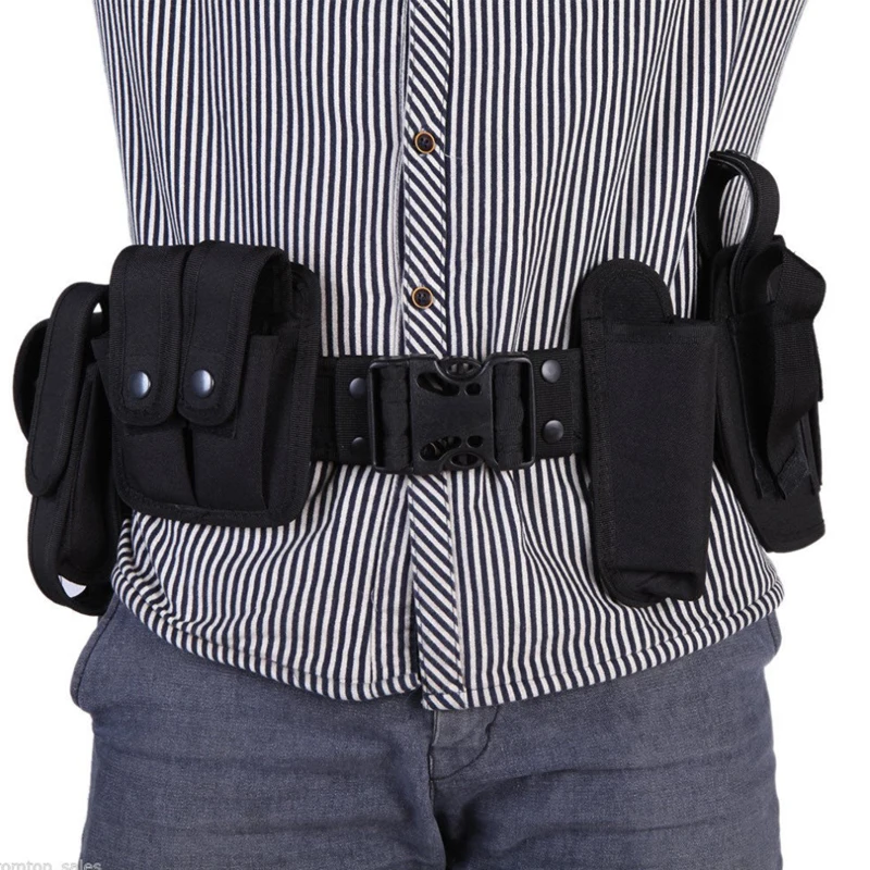 Cinturón táctico multiusos con funda para pistola y herramientas - imagen 2