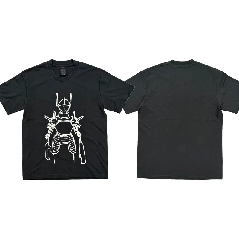 New Men NUMBER NINE Gio Barn SS01 Knight T Shirts T-Shirt Hip Hop Skateboard Street Cotton T-Shirts Tee Top US size F38