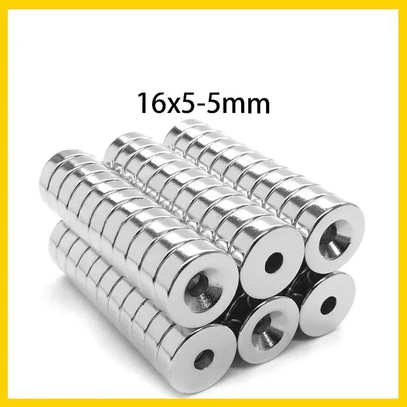 16x5-5mm Round Magnets 16x5-5mm Strong Powerful Magnetic for Fridge,DIY,Building,Scientific,Craft,Education
