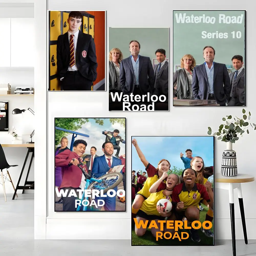 tv series W-Waterloo Road-D Painting Calligraphy Boho Botanical Decor for Living Room Elegant Home Style