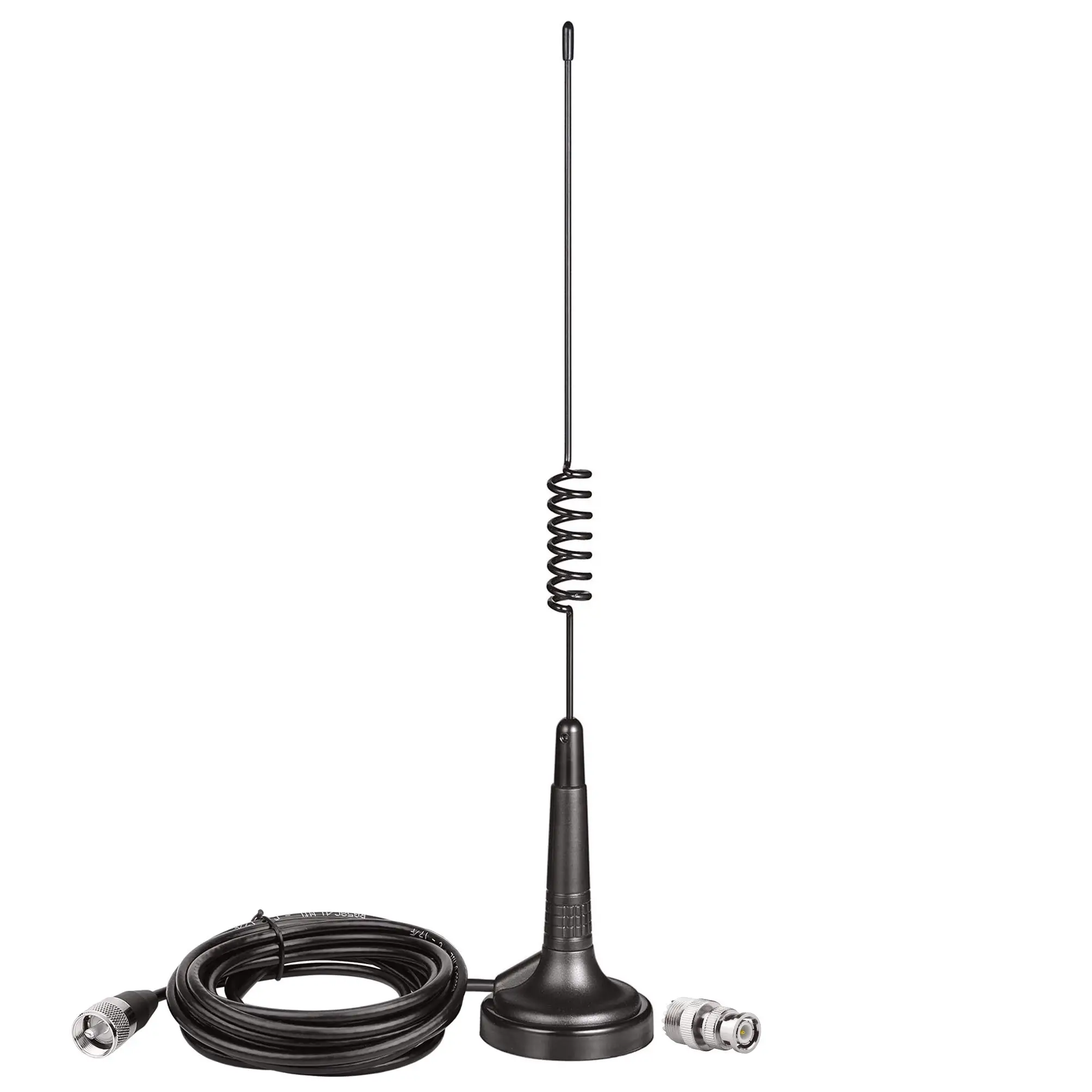 Imagem -04 - Antena de Rádio Masculina Bnc para Icom Ic-v8 Talkie Midland Uniden Midlan Talkie Talkie Ic-v8 Talkie Tk100 Pl259 27mhz