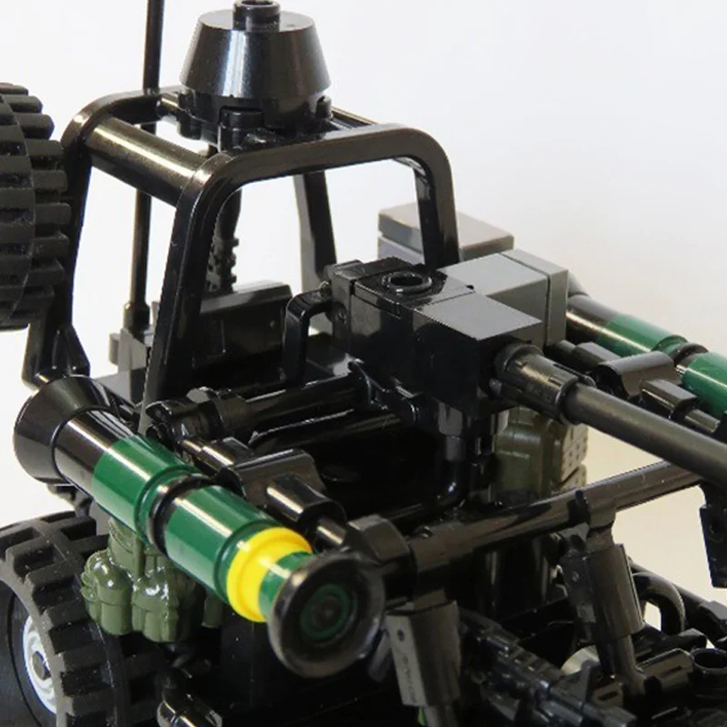 283 個 MOC 砂漠パトロール車両 DPV 海軍クリエイターモデルおもちゃビルディングブロック建築 DIY クリエイティブクリスマスギフトレンガ子供