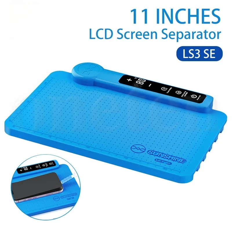 

SUNSHINE LS3 SE 11 Inch LCD Screen Separator 40-120℃ Heating Plate with Auto Shutdown For Phone LCD Screen Separator Repair Too