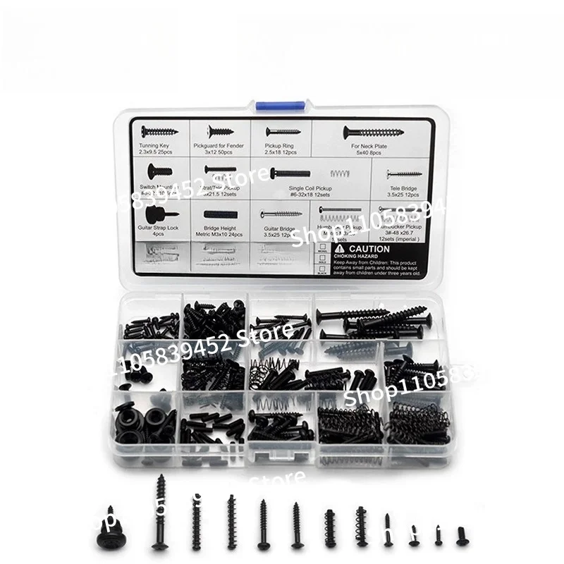 For Guitar Accessories Screws and Springs and Strap Buckle Kits 15 for Guitar Bridge Pickup Guard Screws