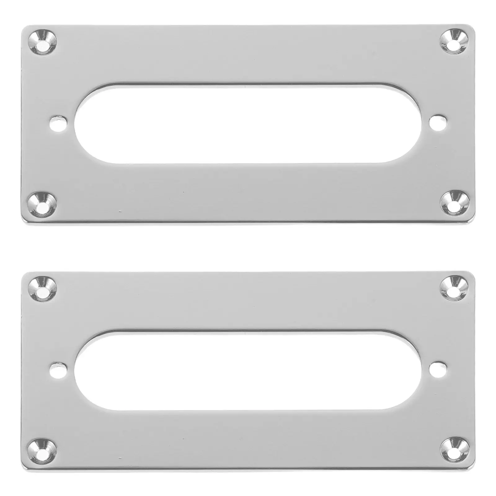 2Pcs Electric Guitar Pickup Frame Metal Mounting Ring 92x46mm Stable Construction Pickup Cover Replacement for Guitar Parts - view 5
