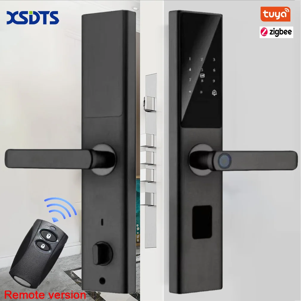 XSDTS Z12 Tuya Smart Door Lock Support Wifi Zigbee Remote Module