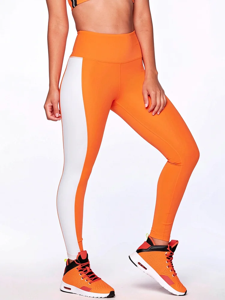 New Womens Yoga Pants Summer Fitness Dance Shaping Elastic Quick Drying High Street Sports Leggings