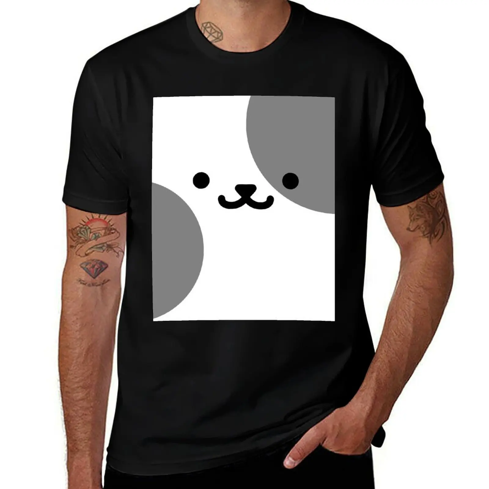 Neko Atsume - Willow Graphic T-Shirt Construction Work Tee Shirt T-Shirt