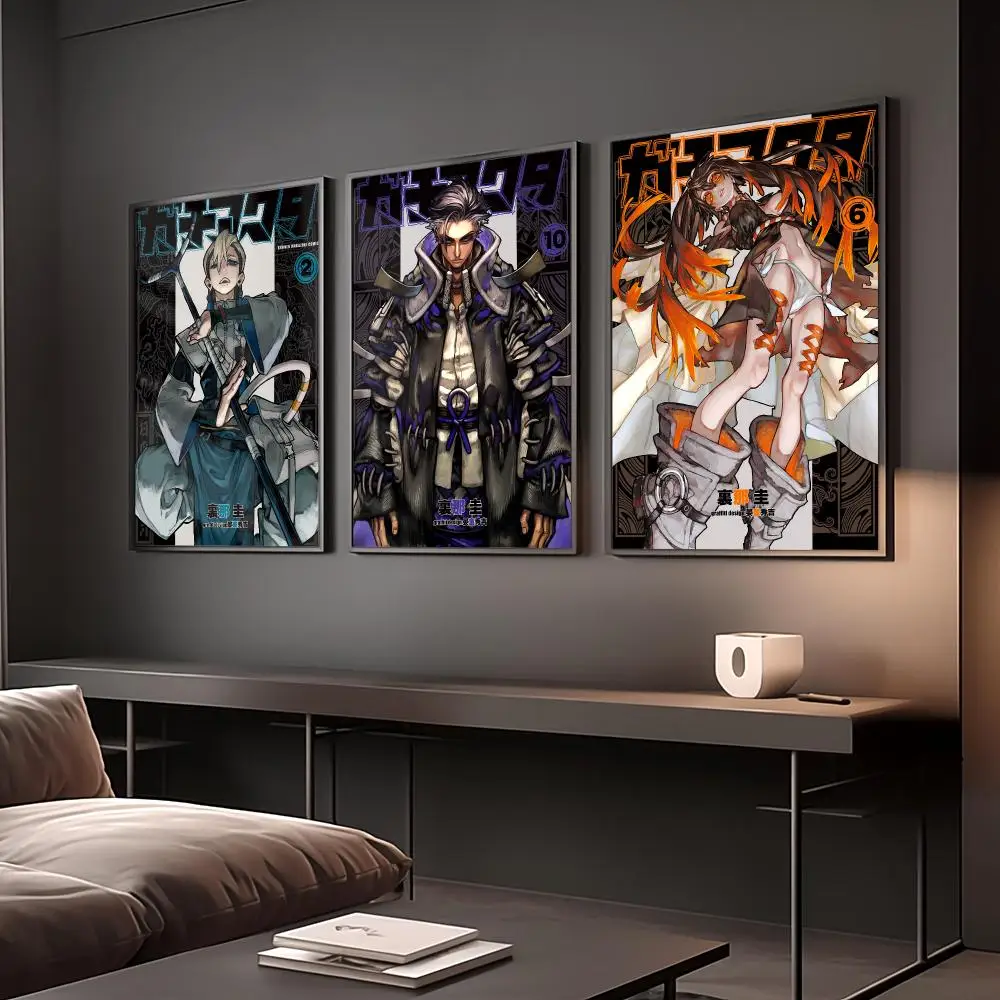 G-Gachiakuta Anime Painting Calligraphy Anti Wrinkle Canvas Poster Wall Art Home Decor for Living Room