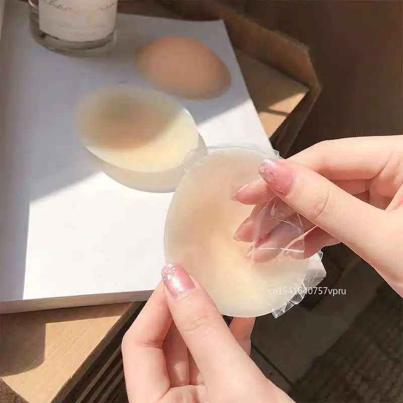 

Nipple Cover Pasties Silicone Adhesive Bra Liner for Women Reusable Pasties Breast Pads Boob Tape Invisible Chest Sticker