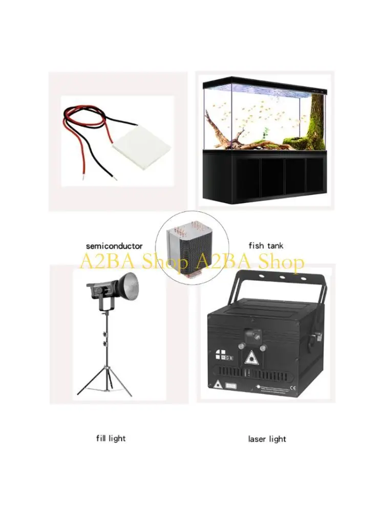 A2BA 800W LED Heat Sink Assembly Efficient for Lighting Equipment Cooling Support