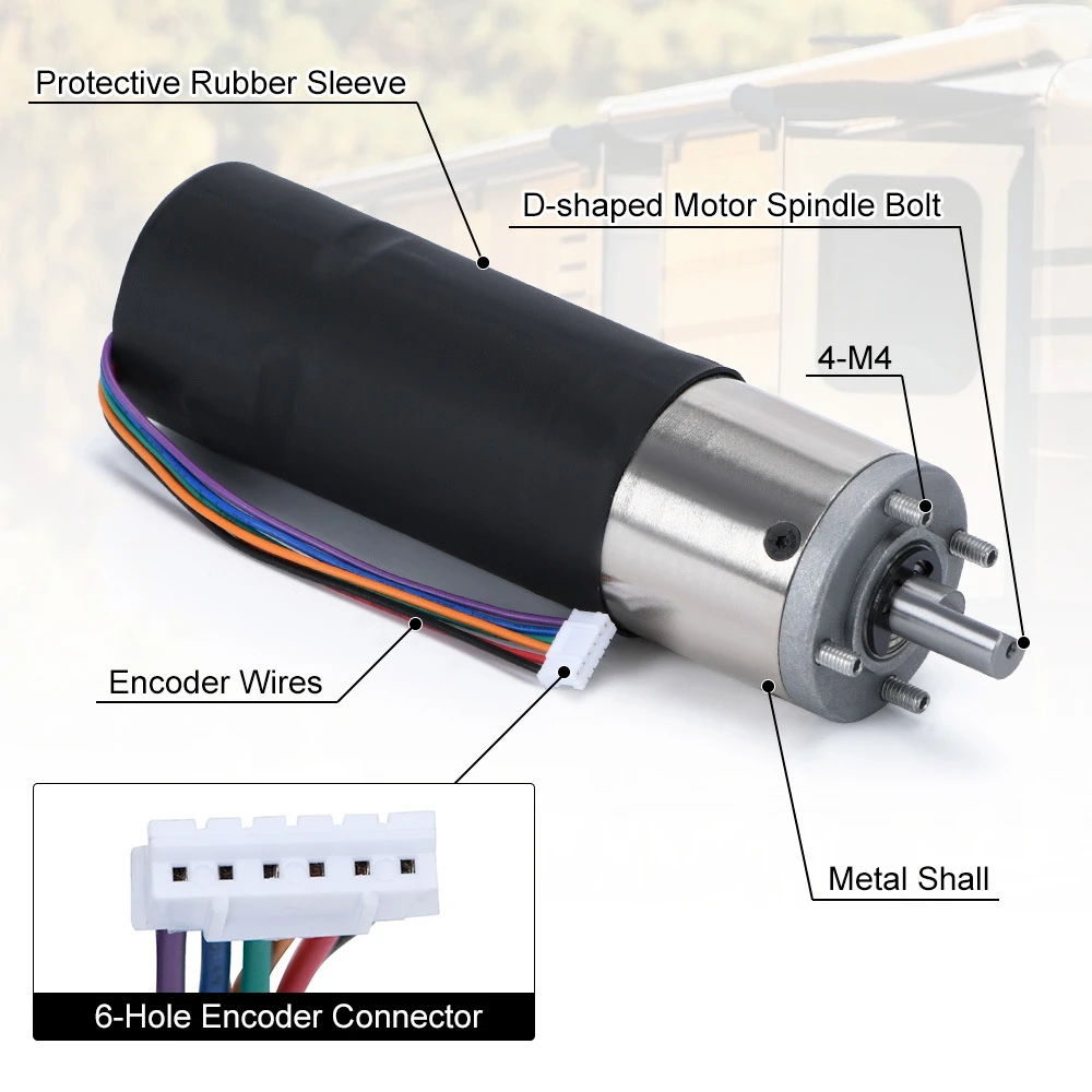 

BRAND NEW 236575 For RV Schwintek Slideout In Wall Slide Out Motor 300:1 10MM OEM Easy To Install Inside The Wall