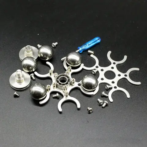 Hjul EDC Push Slider Metallfinger Gyro Skrivbord Fidget Leksaker ADHD Ångest Lindring Dekompression Spel för Vuxna Stress Lindring Gåvor 10 best sales fidgethjul - №4