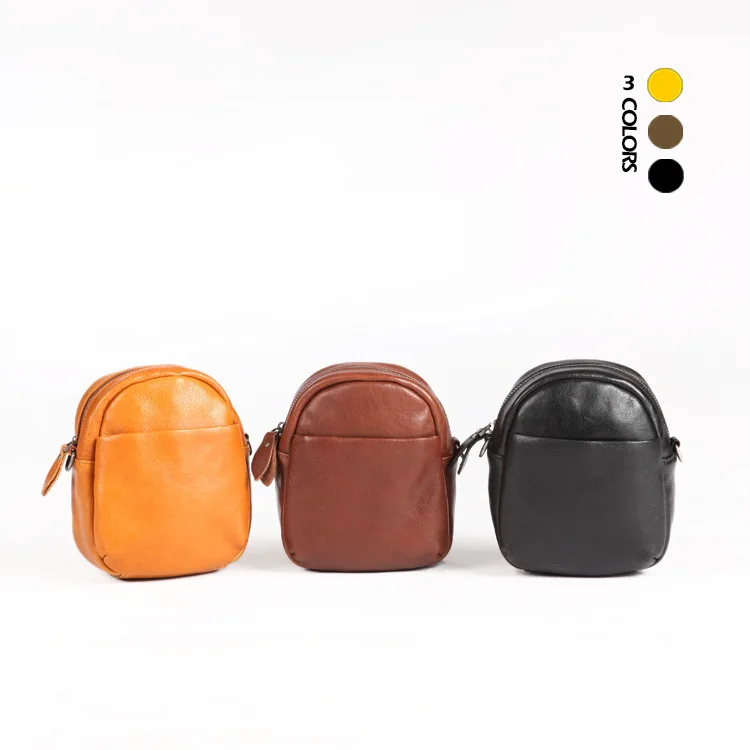 

Women's simple high-end retro fashion all-in-one leather waterproof multi-functional hand bag