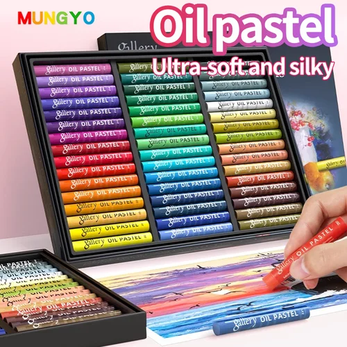 Imagen 2 del producto Juego de Pasteles al Óleo Suaves MUNGYO, Ultra Suaves y Sedosos, Crayones Artísticos de Galería, Profesionales para Dibujar, Graffiti, Materiales de Arte