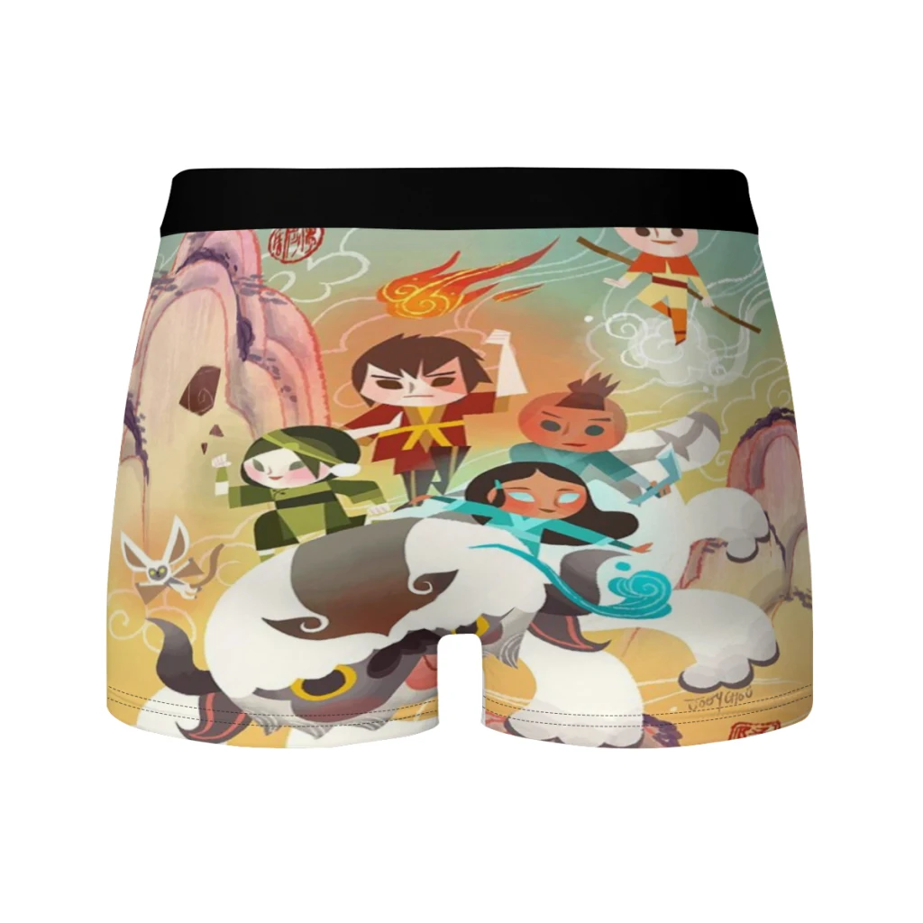 Classic Anime Avatar The Last Airbender  Boxer Men's Panties Underpants Male  Breathable Man Boxershorts Underwear For Men