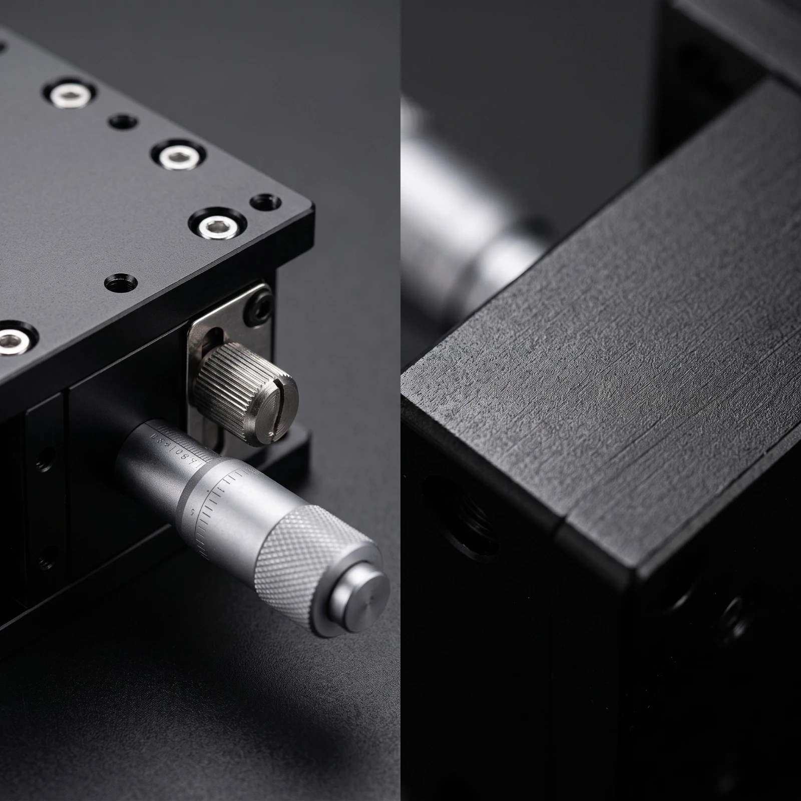 Manual Translation Stage Horizontal Positioning Stage with Adjustment Screw Sliding Table Slim for Laboratory Setups