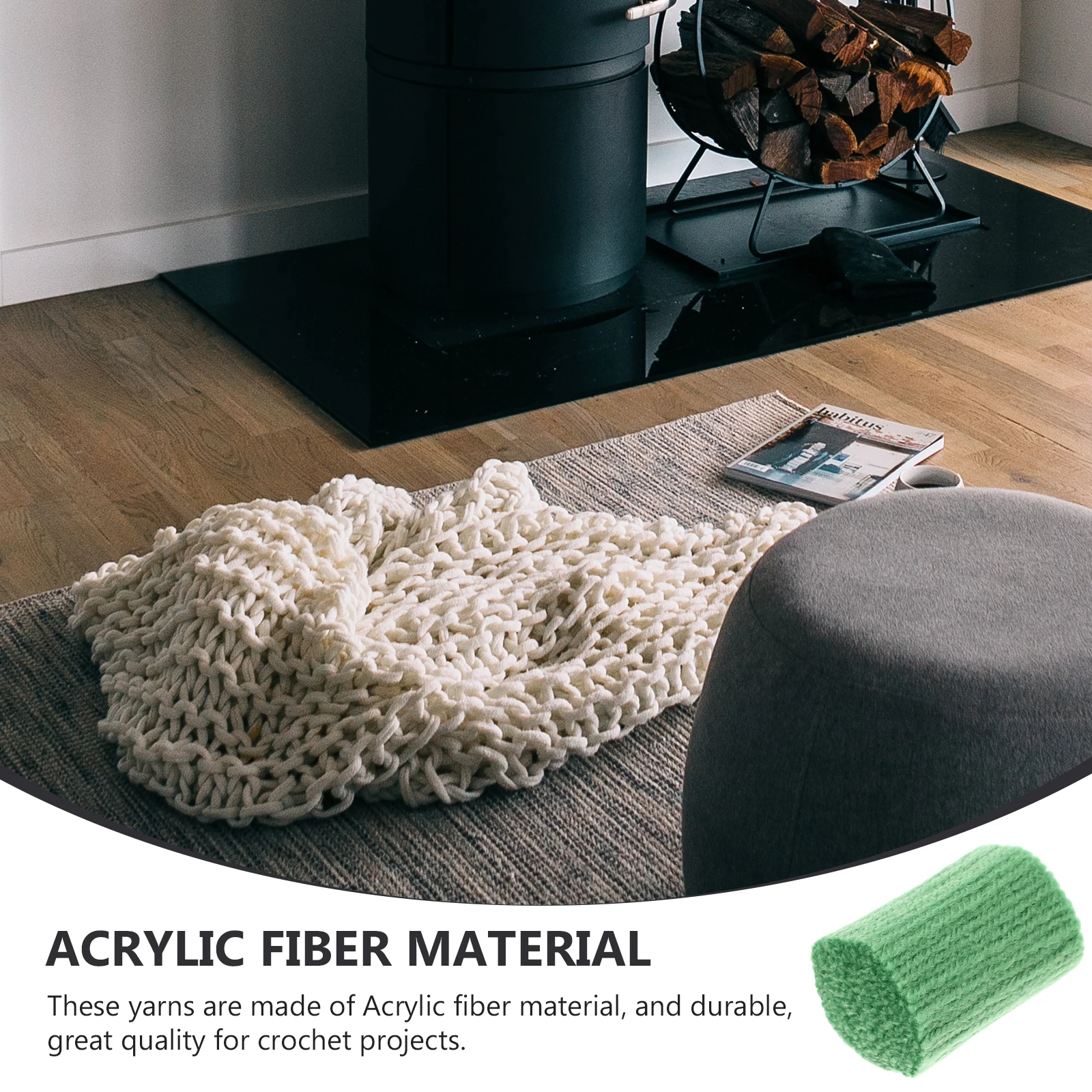 

10 Rolls Carpet Embroidery Thread Set Hooking Rug Latch Rugs Yarn Making for Crochet Winding Machine