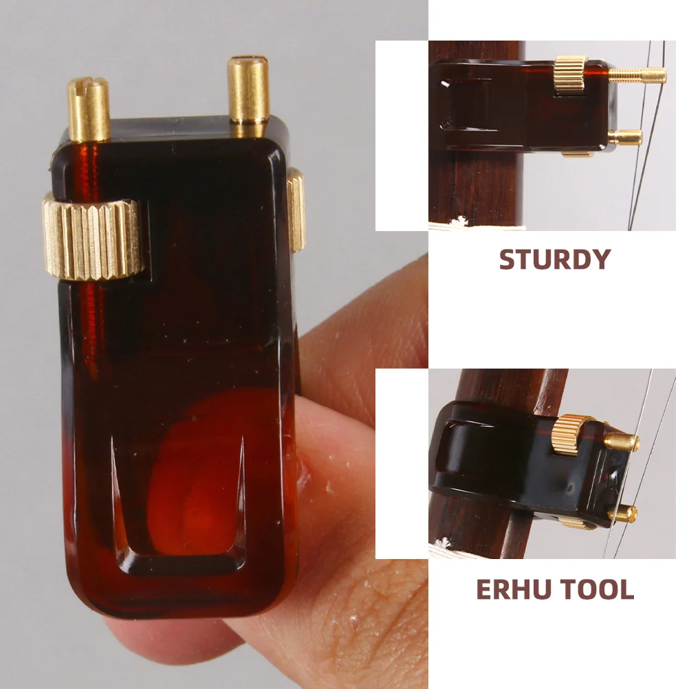 Two-color Erhu Spinner Instruments Fine Tuner Metal Parts Replacement Accessories