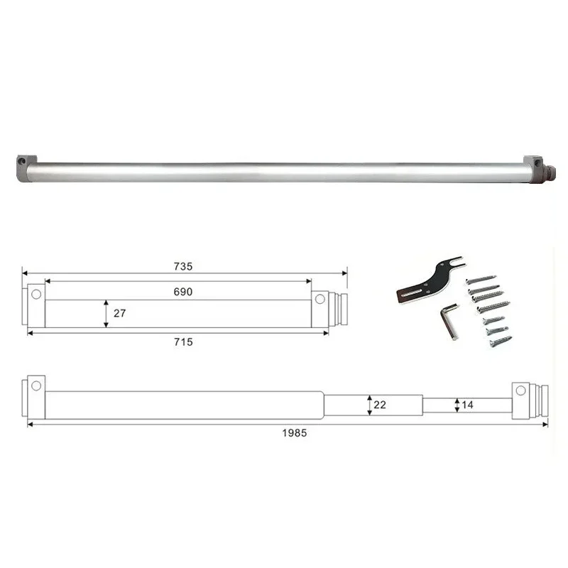 Suitable For Door Width 750-1300mm,Buffer Closing Device,Automatic Door Closers For Sliding Doors,Balcony Kitchen Sliding Door