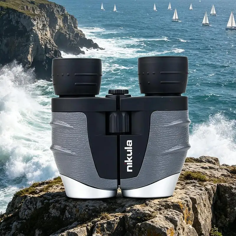 

Telescope 10-30x25 HD Binoculars Long Range Sports Game Concert Spotting Scope Mini for Fishing Portable Outdoor Camping Hiking