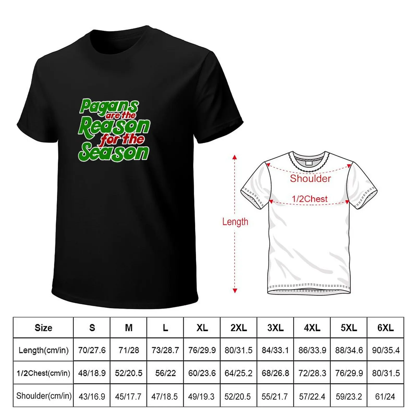 Pagans are the reason for the season T-Shirt Breathable Sportswear T-Shirt for Men