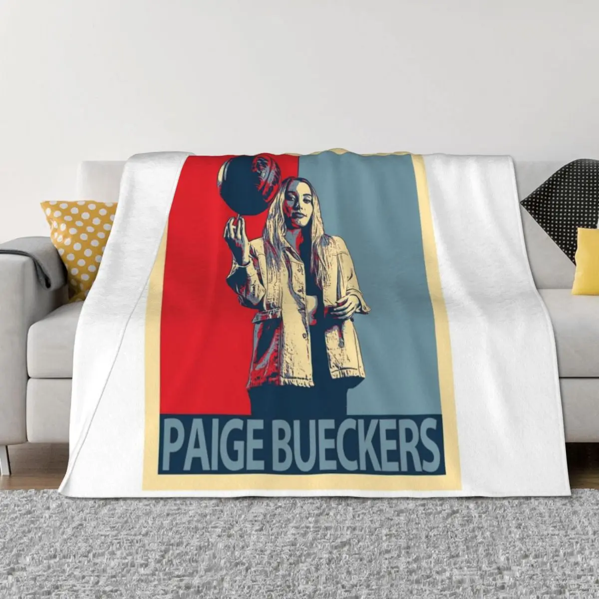 Paige Bueckers Throw Blanket Summer Beddings anime bed plaid Stuffeds Blankets
