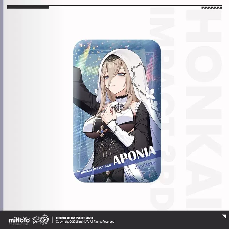 Sunsyea Honkai Impact 3rd Official Merch miHoYo Original Authentic Yingjie Lihui Series Badge Mobius Kosma Kevin Kalpas Elysia