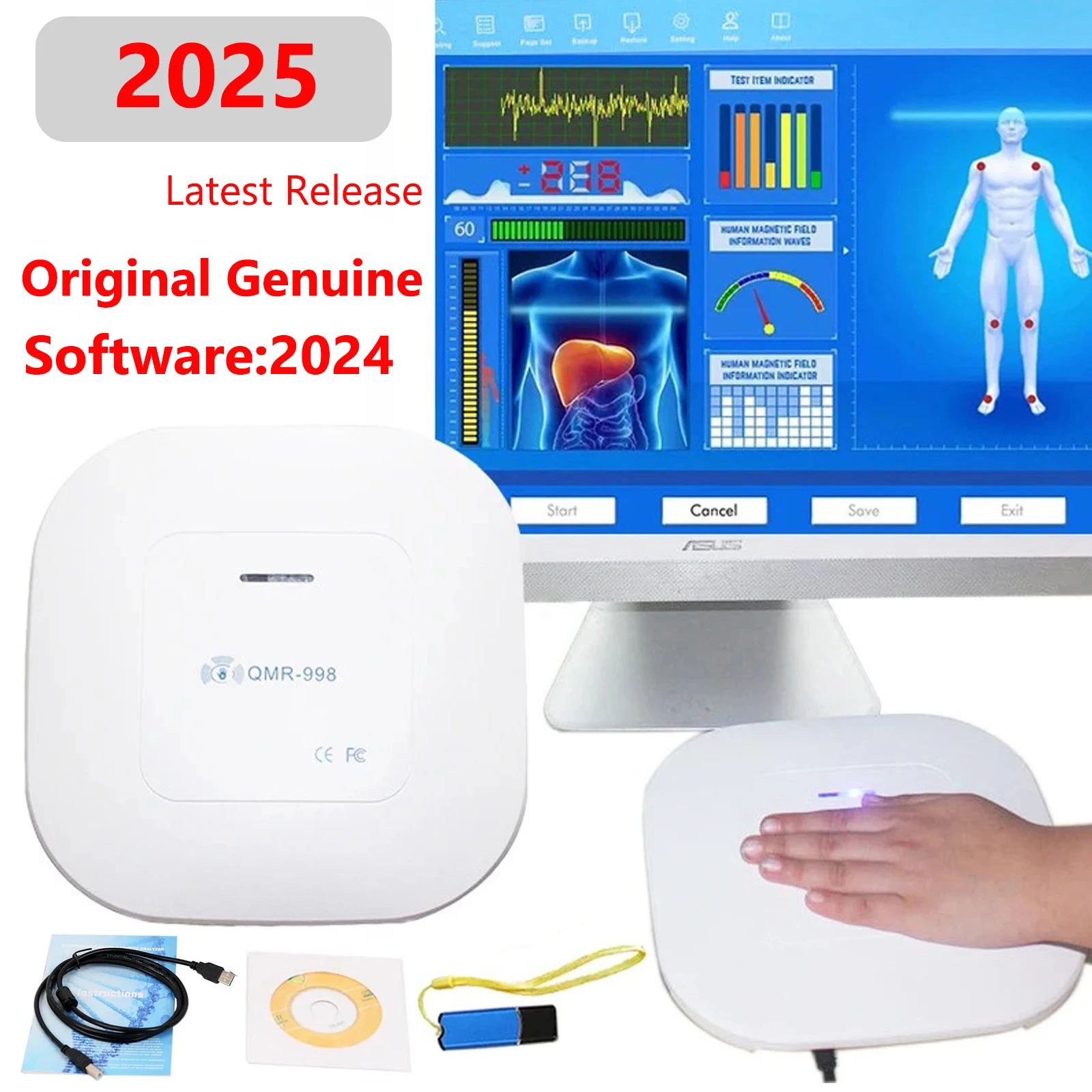 Newest Generation Professional Quantum Magnetic Resonance Analyzer 2025 Version Body Sub Health Diagnosis Machine Multiple