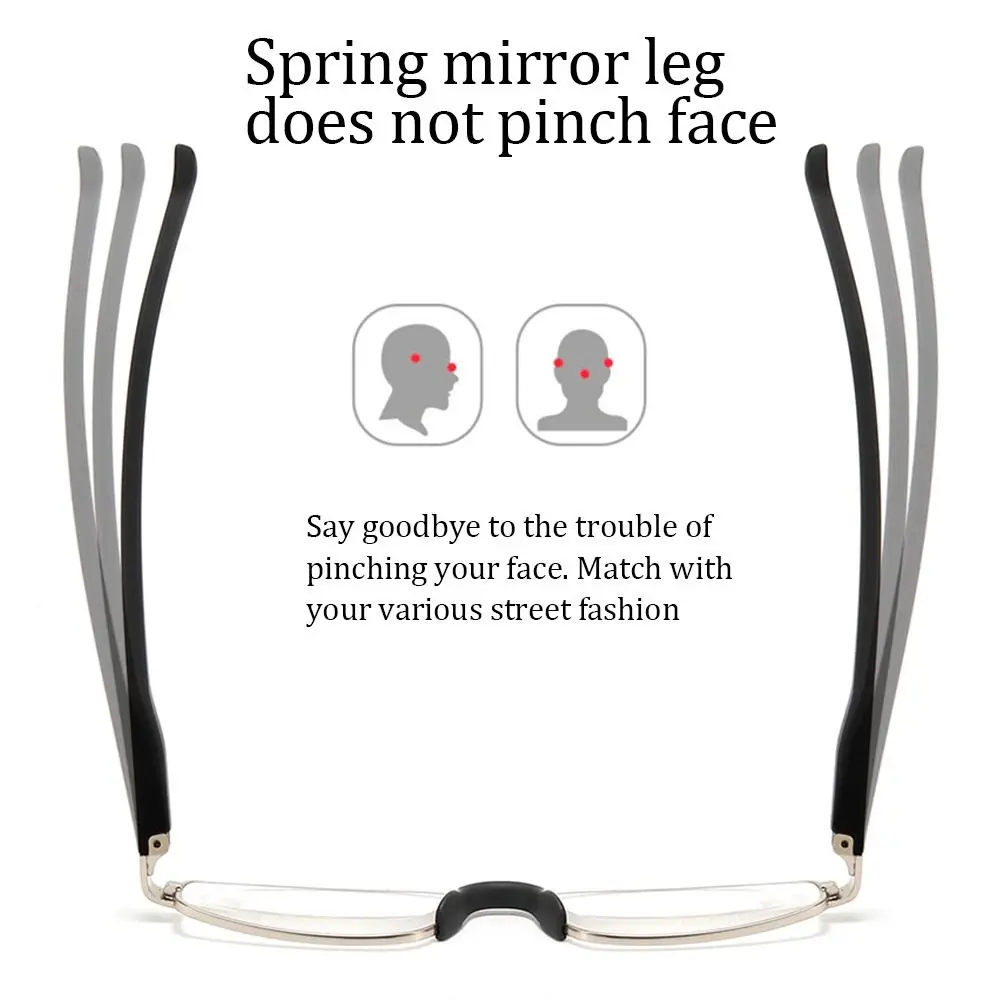 Fashion Frame Classic Vintage Reading Glasses Ultra Light Glasses Eye Protection High-definition