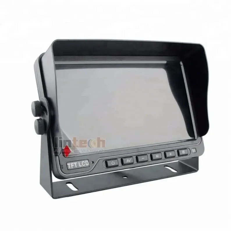 7 Inch DVR Monitor Waterproof Van RV Motorhome  Snow Plow Heated Camera System with Heavy Duty Rear View Monitor