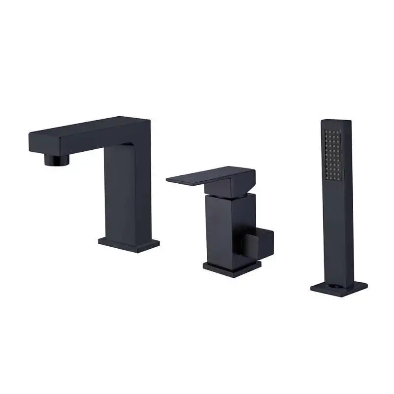 

Split, bathroom, bathtub, faucet, bathtub, shower faucet, shower