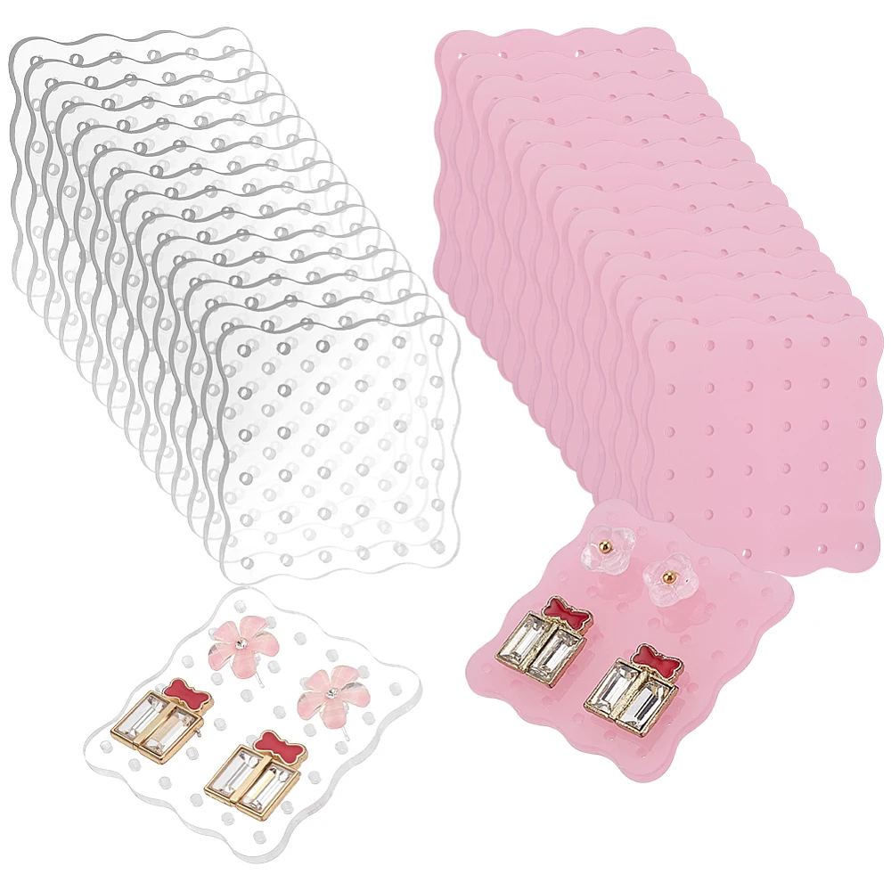 30pcs Acrylic Earring Display Cards 2