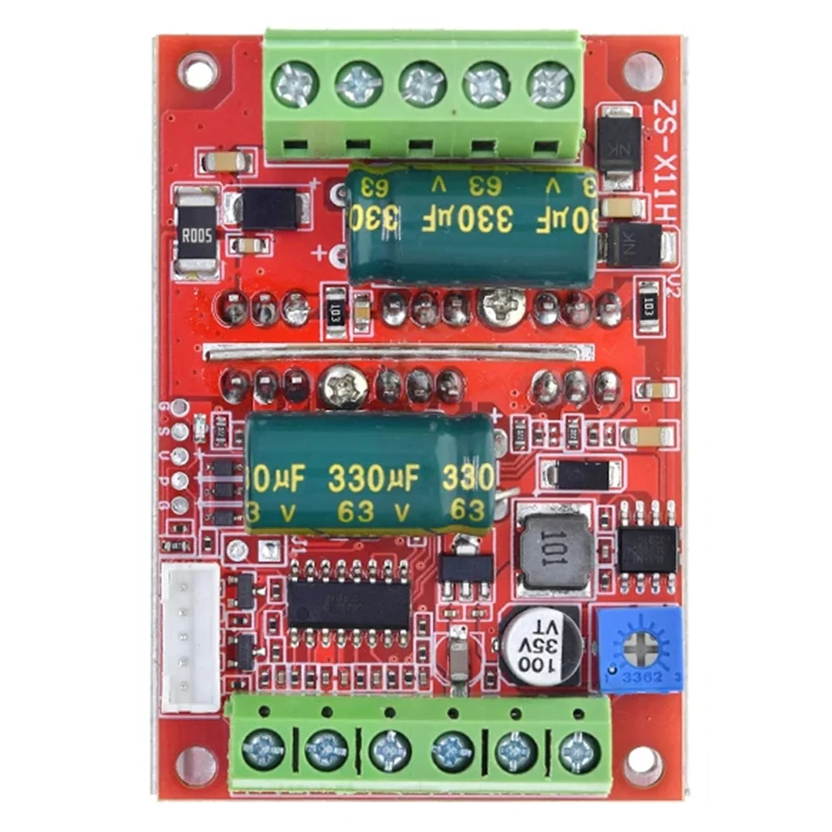 DC 6-60V 400W BLDC Three Phase DC Brushless Motor Controller PWM Hall Motor Control Driver Board 12V 24V 48V