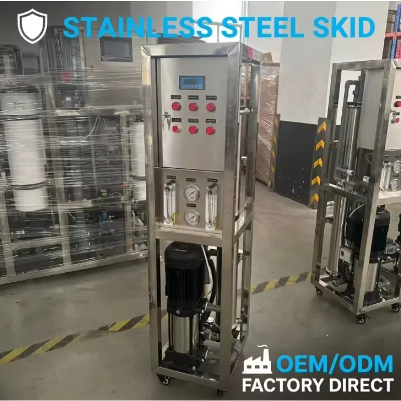 Manufacturer Price Industrial RO Water Filter Host - Heavy Duty Stainless Steel RO Skid For Uzbekistan Water Refilling Station