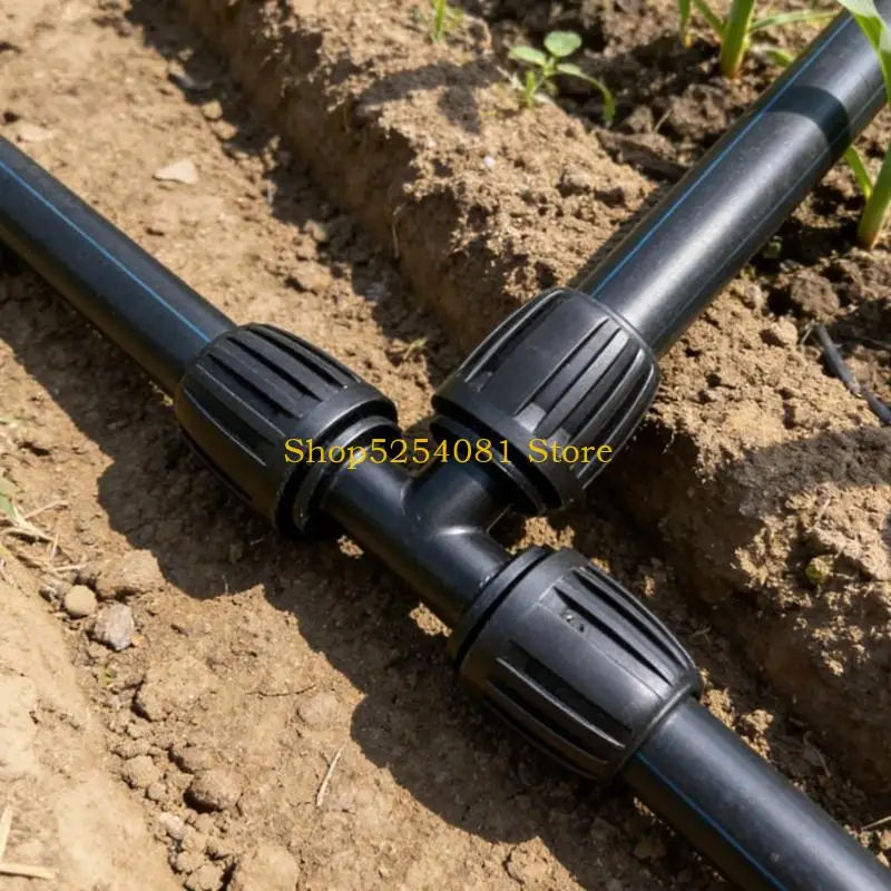 AXYC 16Mm Plastic Irrigation Joints 14Pcs Pack For Efficient Water Distribution