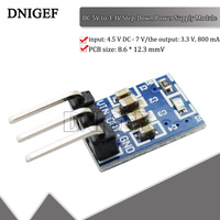 DNIGEF DC 5V to 3.3V Step-Down Power Supply Module AMS1117-3.3v LDO 800MA