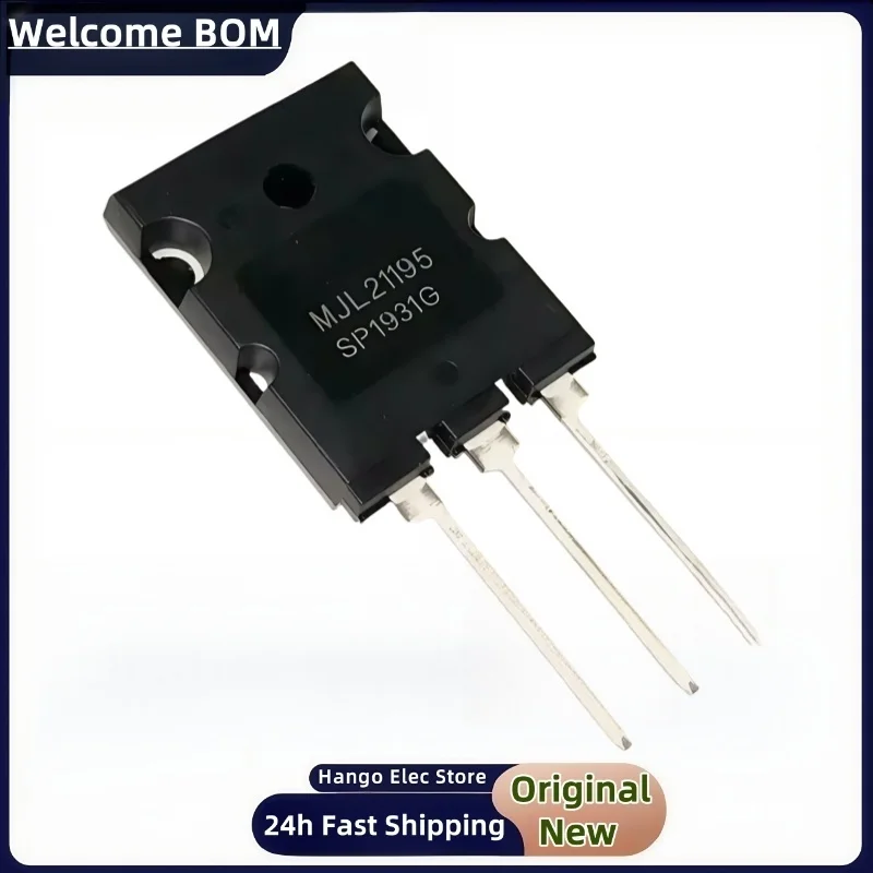 MJL21195 MJL21196G novo original importado tubo de emparelhamento de áudio audiophile de alta potência TO-3PL