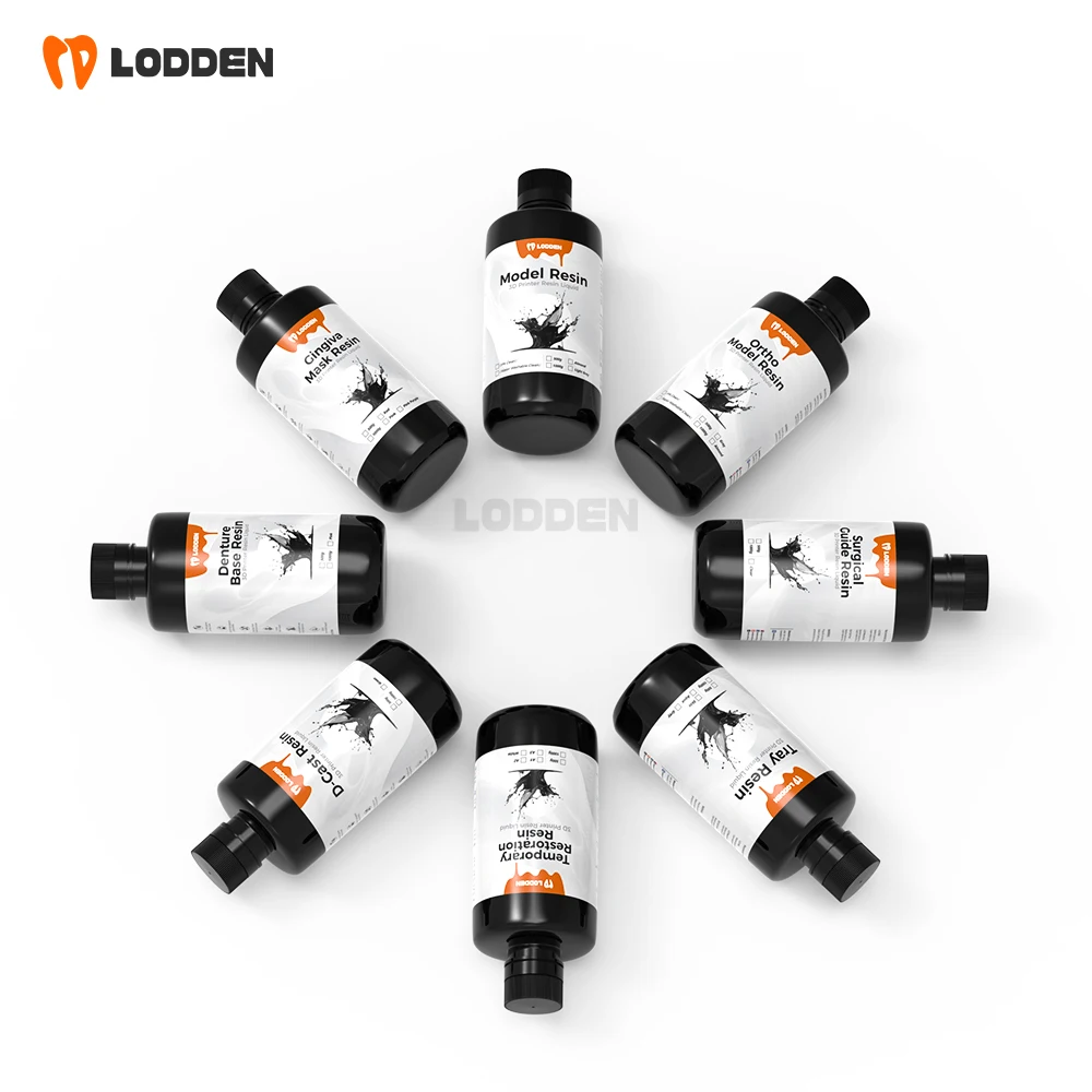Dental 3D Printer Resin Liquid 500ml/bottle High Precision and Low Shrinkage Dental Lab Materials for Photon Curing Resin Liquid