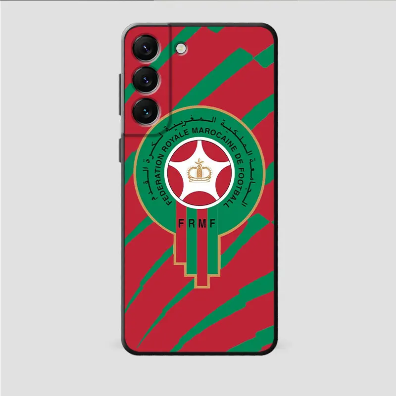 For Samsung S22 Ultra 5G S20 FE S21 Plus Note 20 10 S10 Lite S10e S9 S7 S8 S20FE Note20 Note10 Phone Funda Morocco Flag Soft