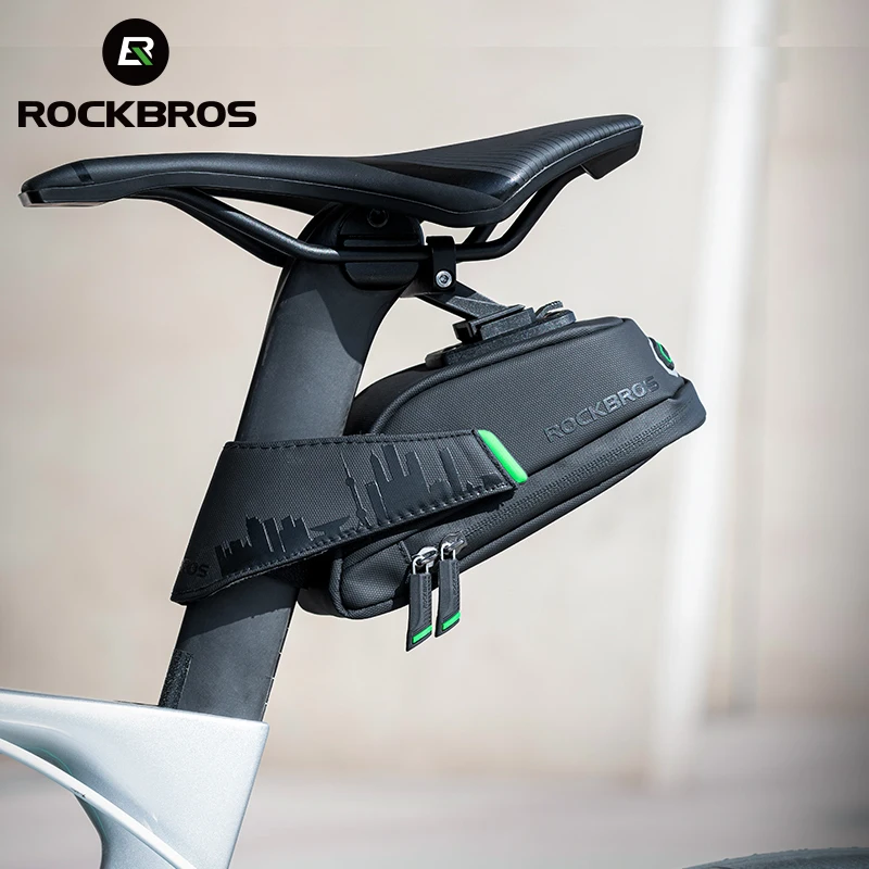 ROCKBROS Rainproof Bicycle Bag Shockproof Bike Saddle Bag Rear Large Capatity Seatpost MTB Bike Bag Bike Accessories