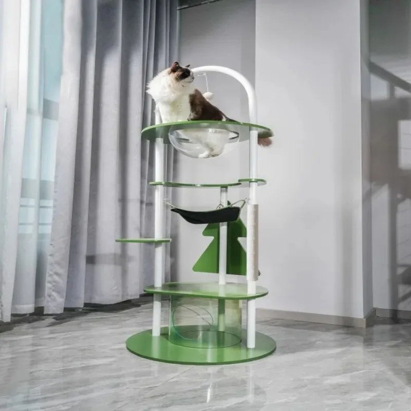 

Modern Large Size Cat Scratching Post Quality Wooden Toy for Indoor Cats with Multiple Climbing Layers Direct From Factory